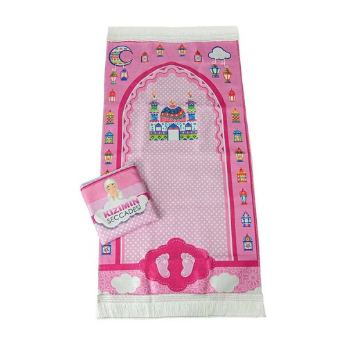 Çantalı Çocuk Seccadesi - Kızımın Seccadesi